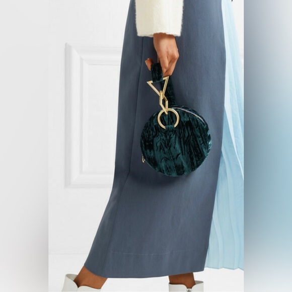 TARA ZADEH
Azar Crushed-Velvet Clutch - Picture 3 of 5